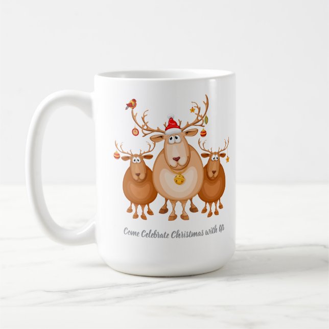 Mug Venez célébrer Noël avec nous par premora (Gauche)