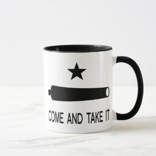 Mug Venez il falloir le ~ le Texas de drapeau