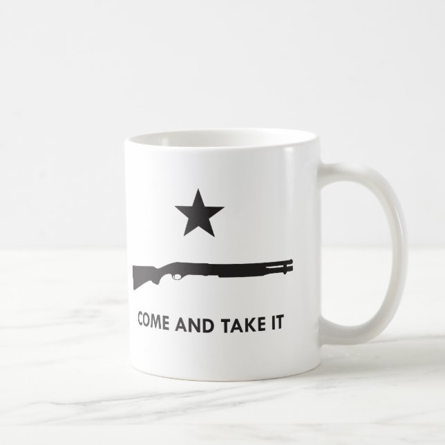 Mug Venez le prendre ! (Fusil de chasse) (Droite)