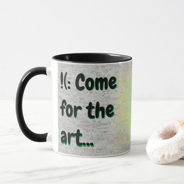 Mug !( : Venez pour les... restez pour les... ;) ! (Avec donut)