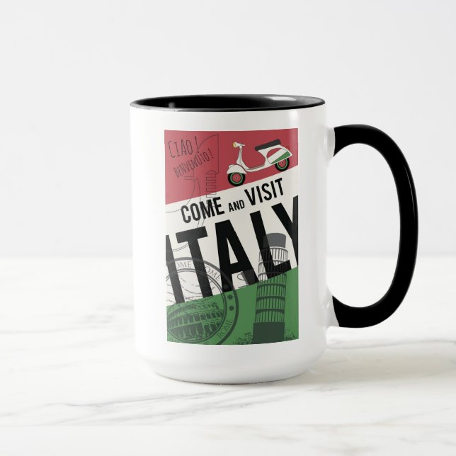 Mug Venez visiter l'Italie (Droite)