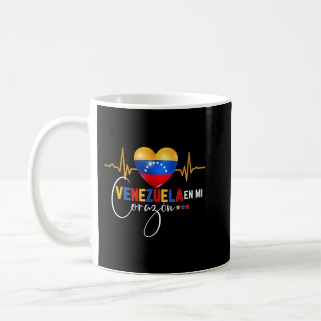 Mug Venezuela en el Corazon Venezuelan Pride (Gauche)
