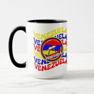 Mug Vénézuélienne Drapeau vénézuélienne Fierté lèvres