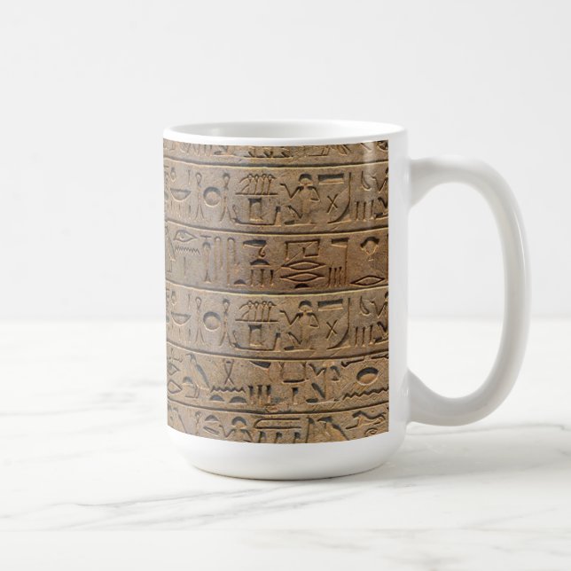 Mug Venin d'Egyptian Hiéroglyphe (Droite)