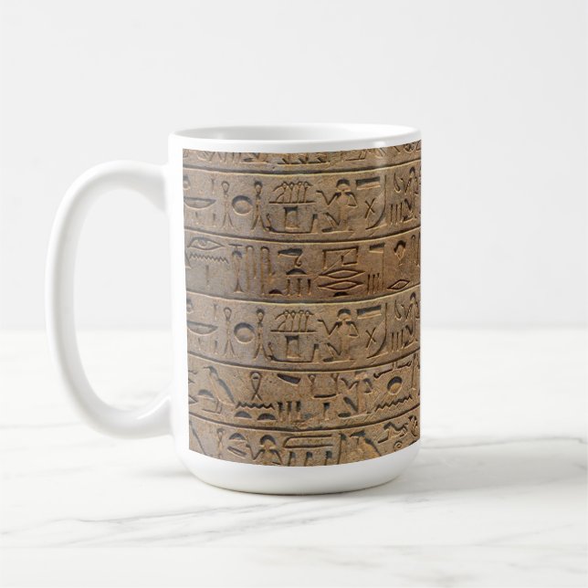 Mug Venin d'Egyptian Hiéroglyphe (Gauche)