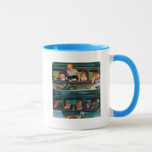 Mug Venir et partir par Norman Rockwell