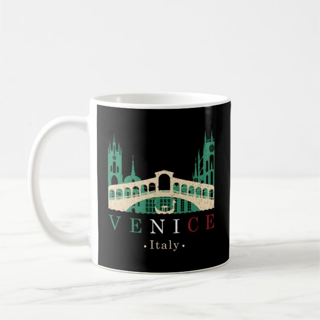 Mug Venise Italie Iconique Gondola Rialto Pont Ponte D (Gauche)