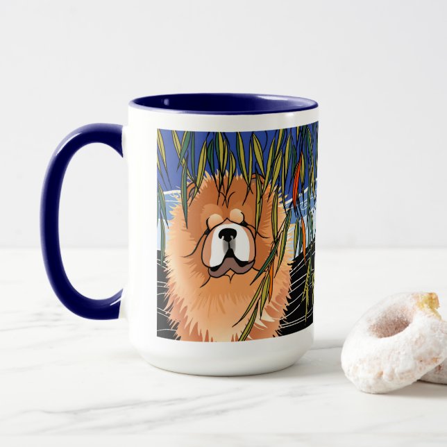 Mug VENT SAUVAGE - Chow 15 oz de muscade (Avec donut)