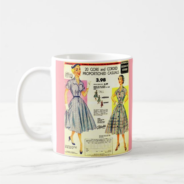 Mug Vente de robe au magasin Gimbels Subway Store 1953 (Gauche)