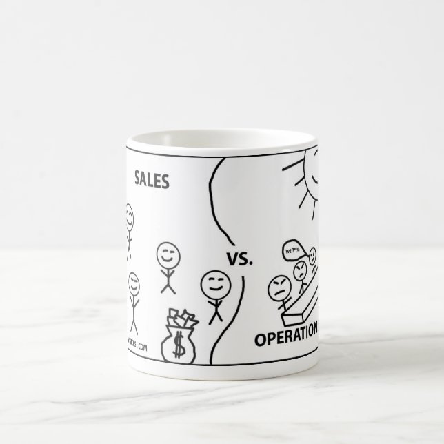 Mug Ventes contre des opérations (Centre)