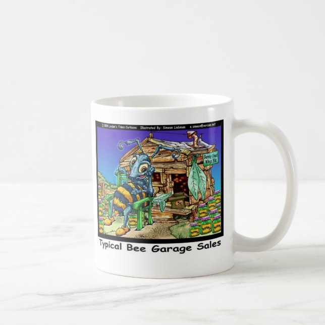 Mug Ventes de Garage d'Abeilles Typiques Cadeaux et T- (Droite)