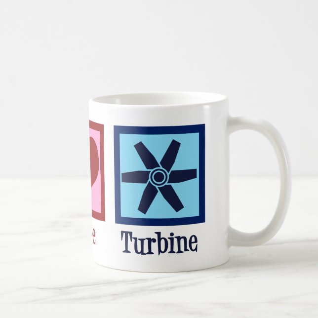 Mug Ventilateur Turbine Peace Love (Droite)