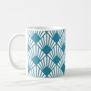 Mug Ventilateurs Turquoises Art déco