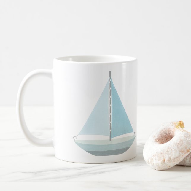 Mug Vents doux et pêche en mer (Avec donut)
