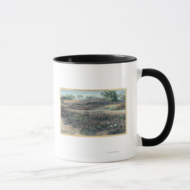 Mug Verbenas du sable et Primroses du désert (Droite)