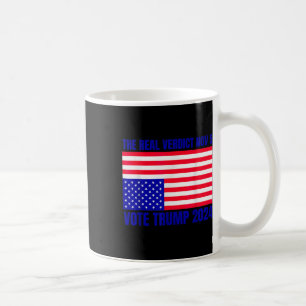 Mug Verdict réel 5 novembre Trump 2024 À l'envers Drap
