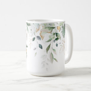 Mug Verdure botanique aux accents d'or