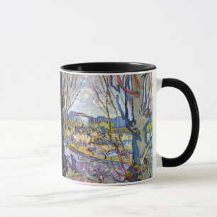 Mug Verger en fleurs avec peupliers de Vincent Van Gog