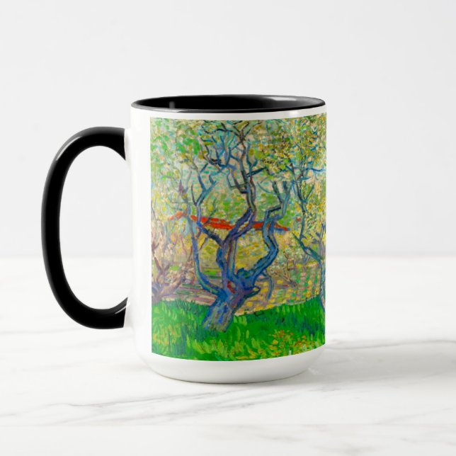 Mug Verger en fleurs de Vincent van Gogh (Gauche)
