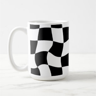Mug vérificateur noir et blanc