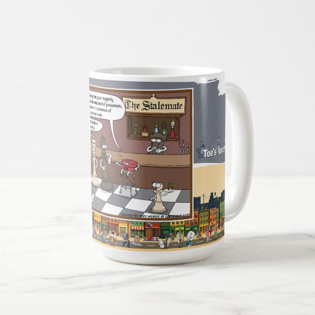Mug Vérificateurs de faits | Humour Absurde par Jeu de (Devant droit)