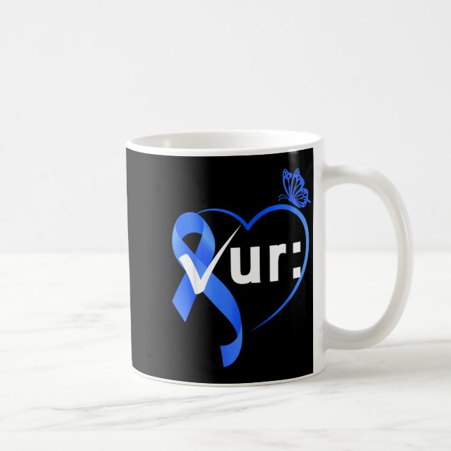Mug Vérification du mois de sensibilisation au cancer  (Droite)