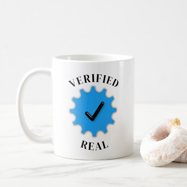 Mug Vérifié réel (Avec donut)