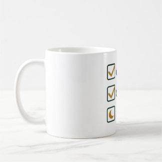 Mug Vérifier Vérifier Liste de contrôle de la sieste H