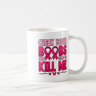 Mug Vérifiez votre sensibilisation au cancer du sein