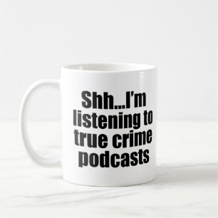 Mug Véritable crime Podcast Humour de ventilateur
