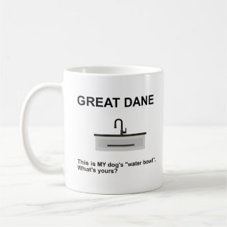 Mug Vérité amusante du bol d'eau à grande couche