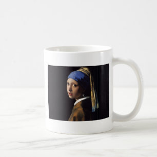 Mug Vermeer Girl Pearl Élevant Masterpiece Peinture