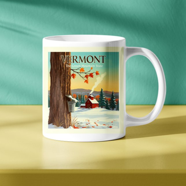Mug Vermont vintage (Créateur téléchargé)