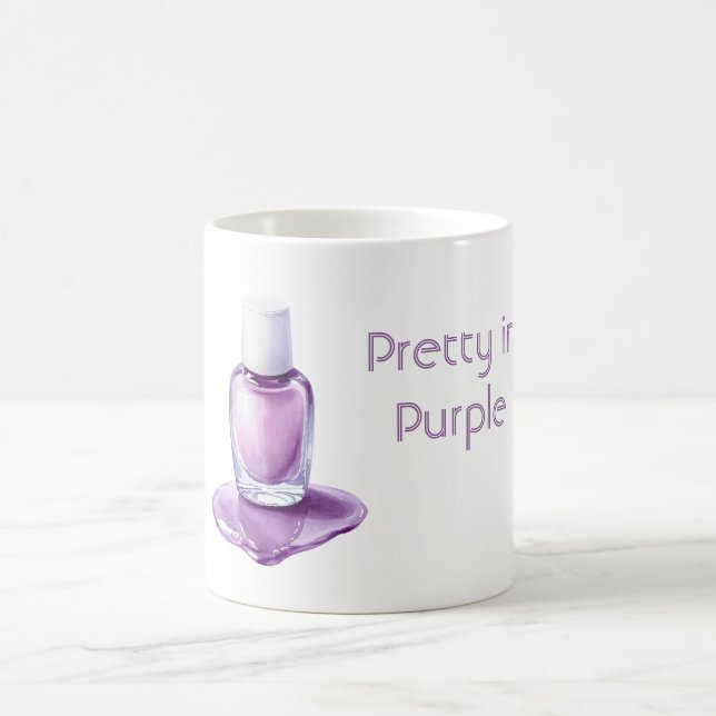 Mug Vernis à Ongles Joli en Violet (Centre)