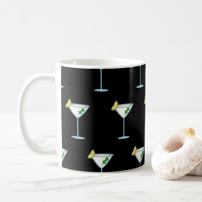 Mug Verre à cocktail amateur de Martini Barman Alcool (Avec donut)