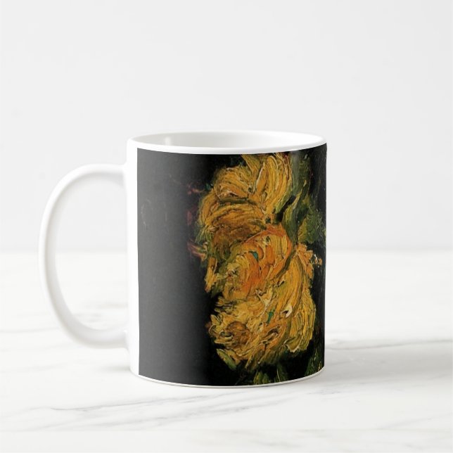 Mug Verre avec des Roses par Vincent van Gogh (Gauche)