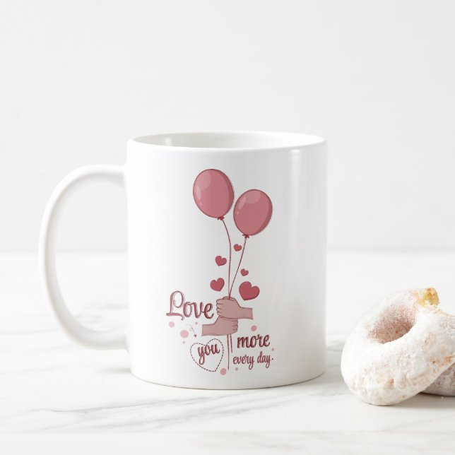 Mug Verre d'amour (Avec donut)