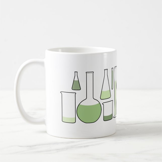 Mug Verre de laboratoire vert (Gauche)