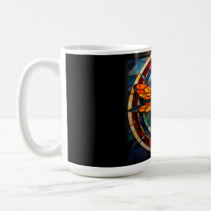 Mug verre de libellule