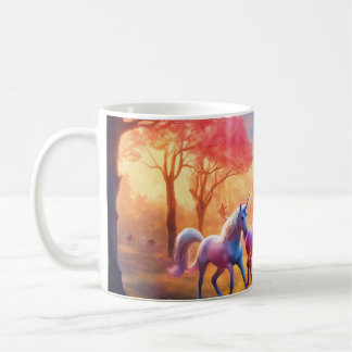 Mug "Verre de thé à l'unicorne enchantée"