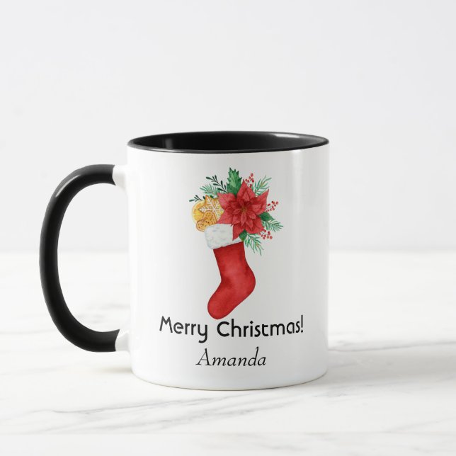 Mug Verre gelé de l'amour de Noël (Gauche)