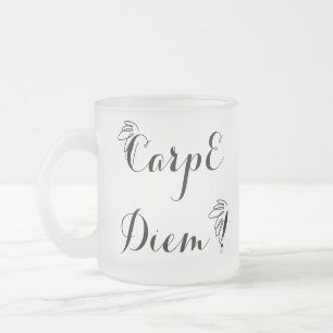 Mug verre glacé Carpe Diem