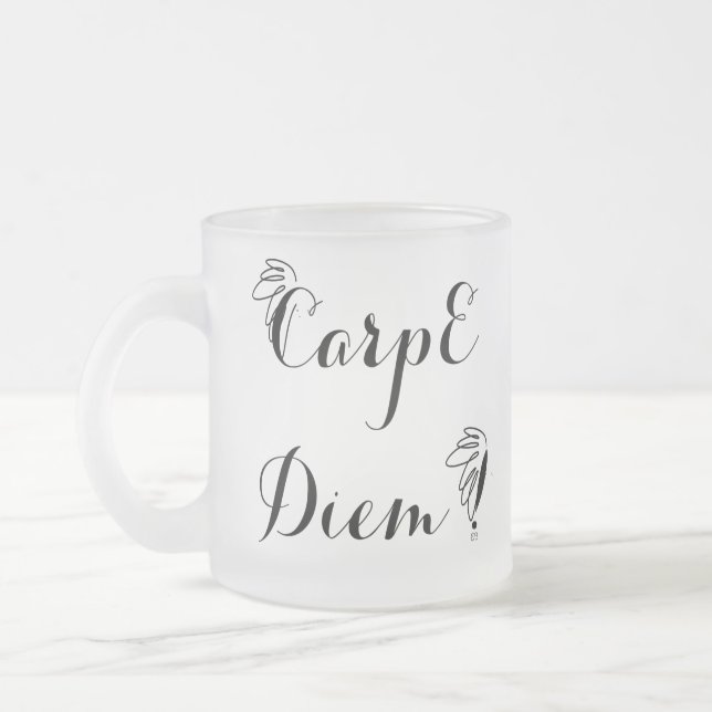 Mug verre glacé Carpe Diem (Gauche)