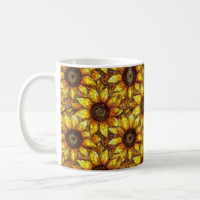 Mug Verre tendu de tournesol (Gauche)