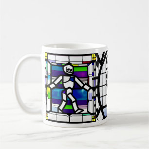 Mug Verre tendu Halloween Squelette Musique