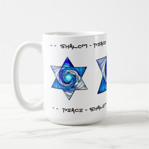 Mug Verre tendu Mogen David (Personnalisé)