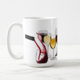 Mug Verres à vin SlipperyJoe's jeu de mots coquin roug