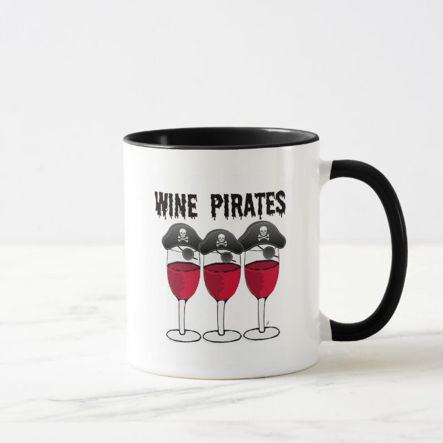 MUG VERRES DE VIN ROUGE DE PIRATES DE VIN ET COPIE DE (Droite)