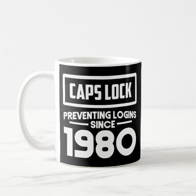 Mug Verrouillage des Casquettes de codage du programme (Gauche)