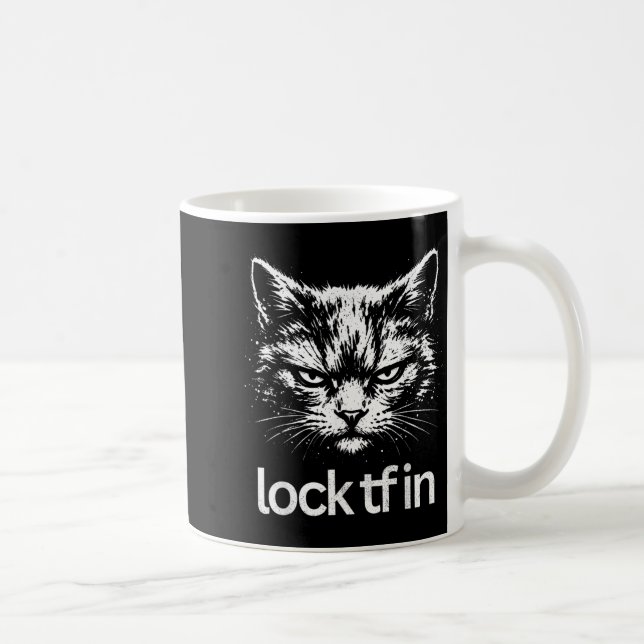 Mug Verrouiller tf dans un chat (Droite)